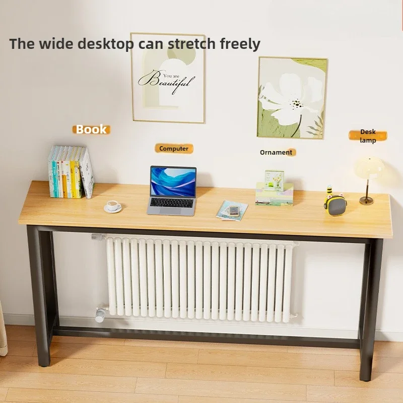 Living Room Sofa Thickened Long Table Is Placed Above The Radiator Storage Shelf Stable Load-bearing Multi-layer Bedside Table