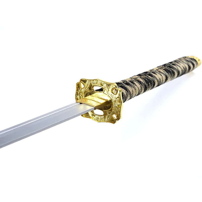105 cm/41,34 in Samurai Schwert Bambus Praxis Modell Requisiten Waffen Anime Peripheriegeräte Party Liefert Mit Mantel Handwerk Outdoor Spielzeug