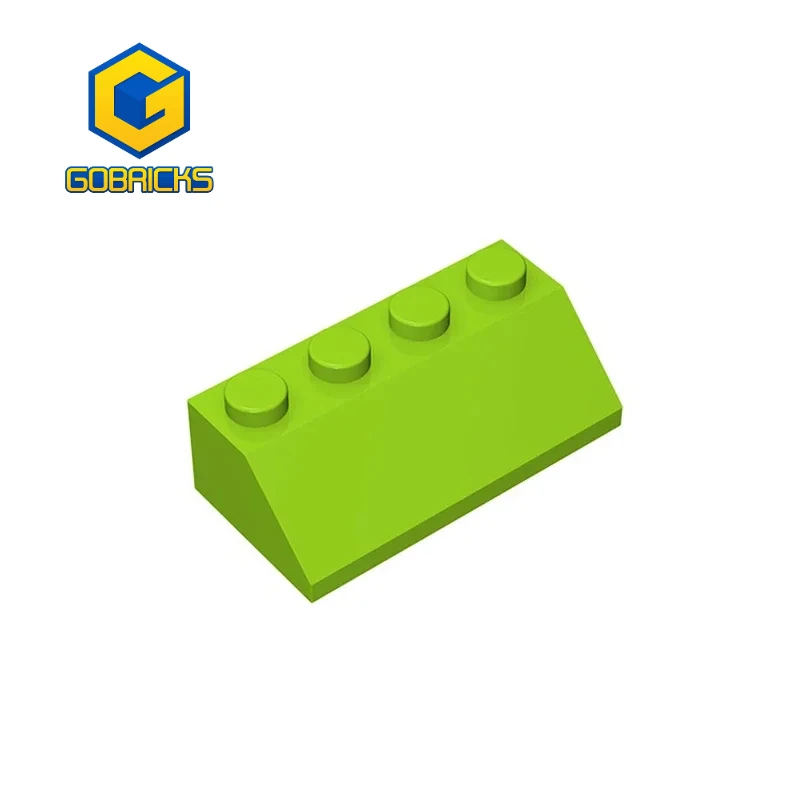 

Gobricks GDS-591 1 PCS 45° inclined brick 2X4 brick compatible with children's DIY Educational Building Blocks Technical