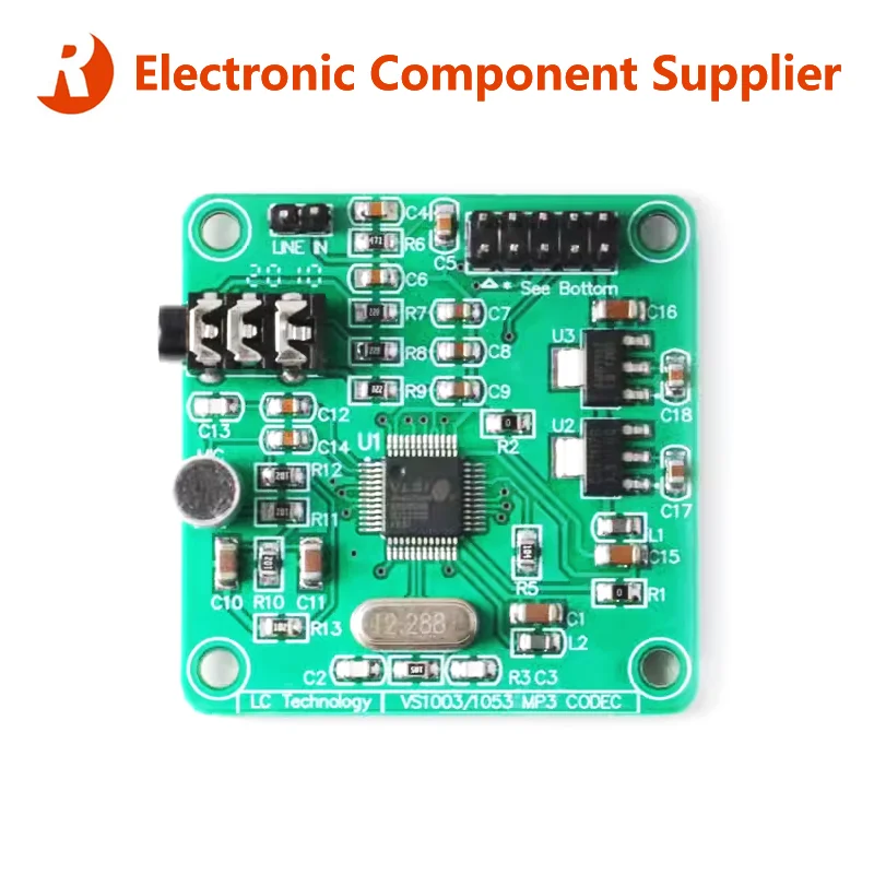 Brand New VS1053 MP3 Audio Decoding Module STM32 microcontroller Development Board Accessories Onboard Recording Function