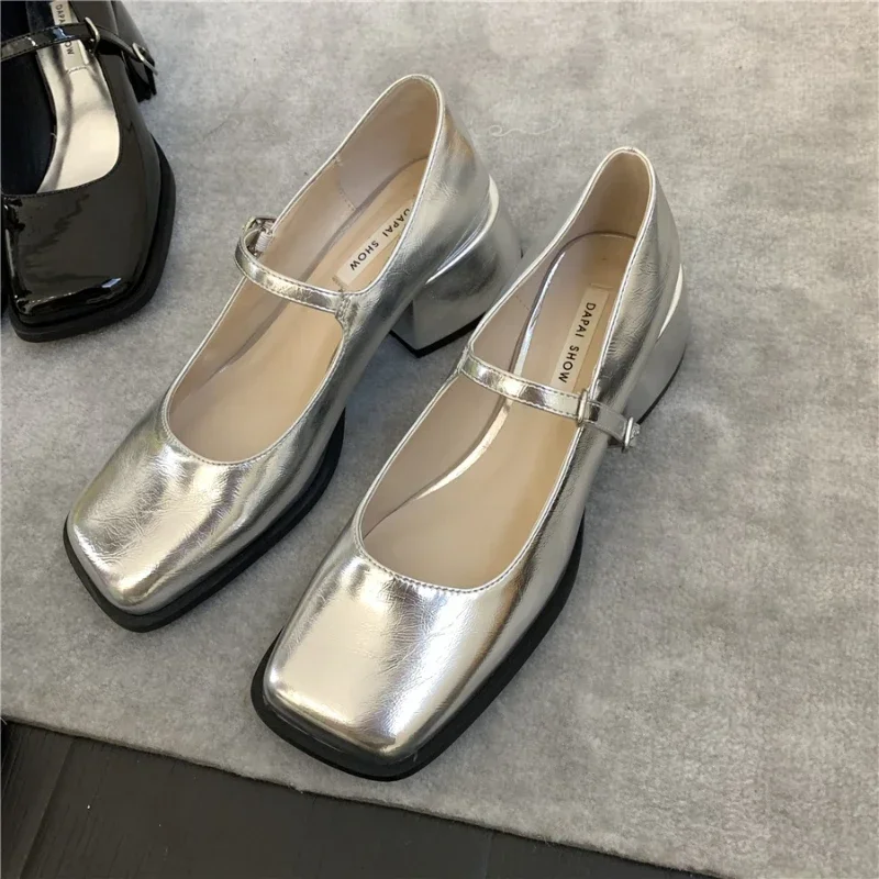 Sandalias de tacón alto elegantes Para mujer, Zapatos elegantes de verano, estilo coreano, 2024