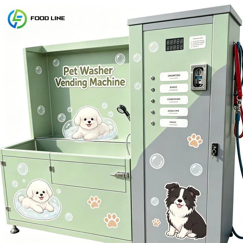 Pet Washing Vending Machine Self Service Dog Wash Station Automatic Grooming System Commercial Customized