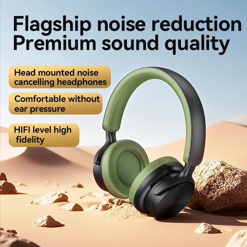 Auriculares estéreo con sonido envolvente, inalámbricos por Bluetooth, con reducción de ruido, deportivos, para jugadores, con micrófono HD, manos libres