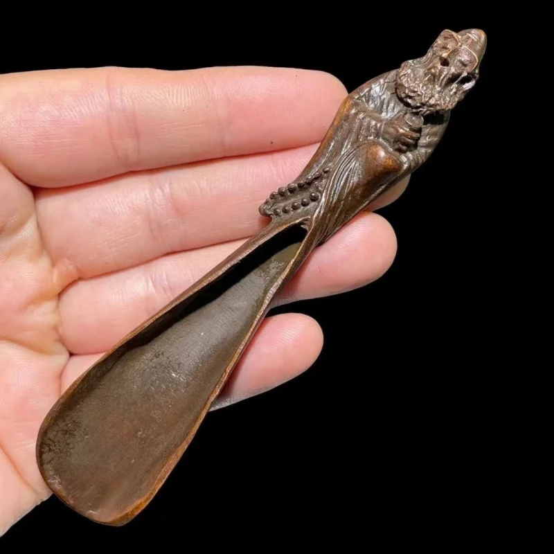 

Dharma Patriarch Tea Shovel Set Can Be Used as Tea Play Ornament Kung Fu Tea Set Tea Ceremony Accessories Tea Spoon Tea Scoop Re