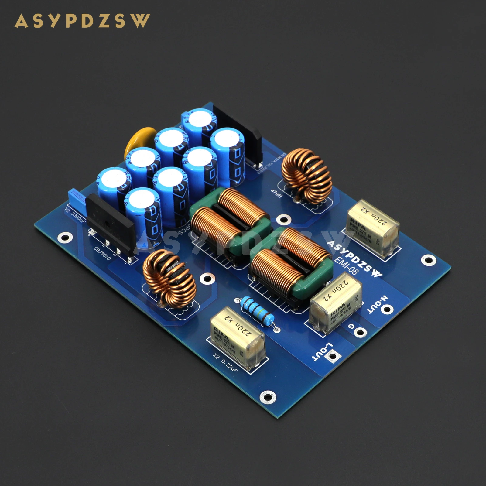 Hihfi-超低ノイズフィルター,取り付けキット,仕上げボード,浄化用15a,ソケット,EMI-08,emi ac