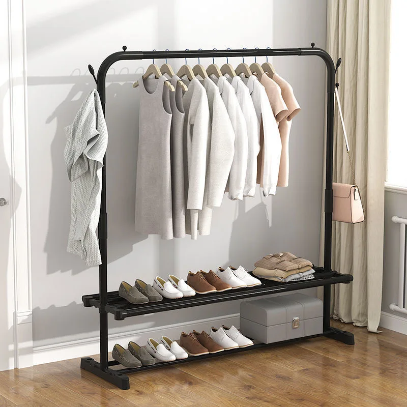 Clothing Rack Coats Page Wearing for Clothes Coat Shelves Home Furniture Wardrobe Stand Children\'s Room Rack Wall Clothes Hanger