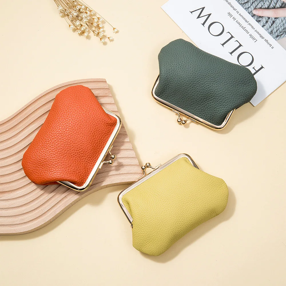 Leather Wallet Coin Purse Women's Leather Purse Coin Bag Multifunctional Change Storage Wallets Wallets For Women Handbag