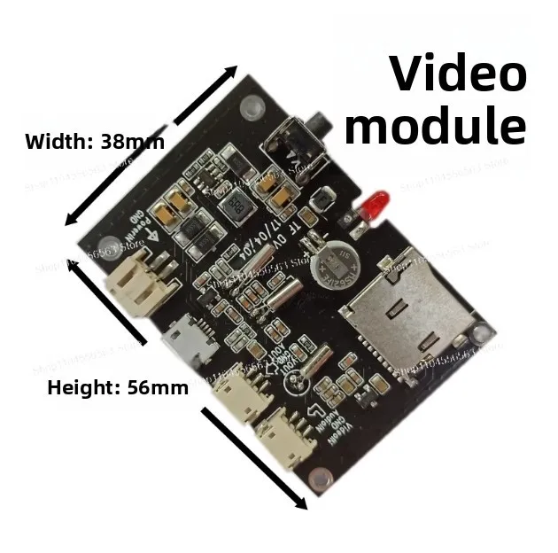 

720P Analog AV Signal CVBS Input and Output Vehicle Video Recorder Module DVR Board Single Channel
