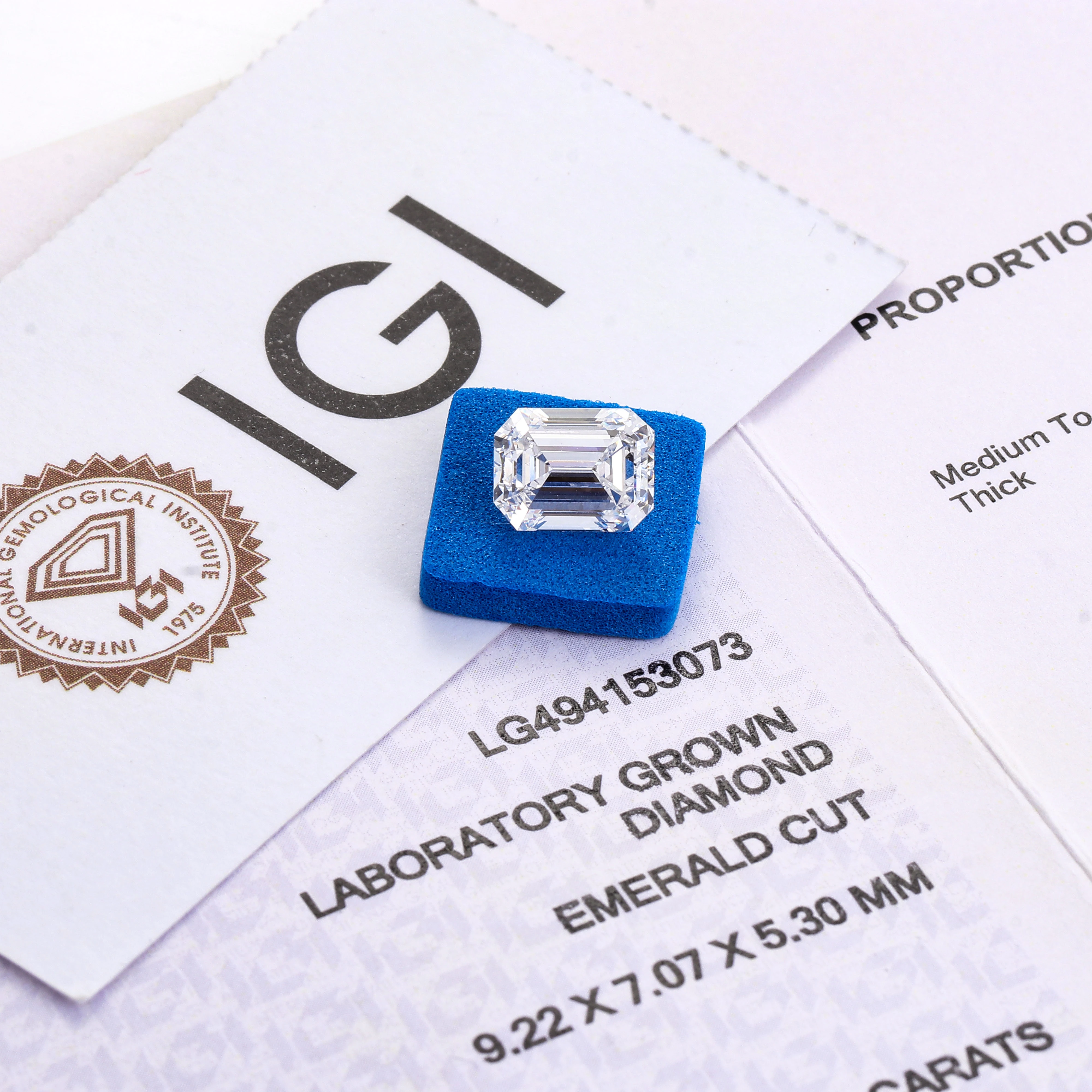 IGI مختبر الماس 1-5CT DEF VS-VVS الكمثرى القلب الزمرد مشع وسادة CVD HPHT IGI GIA شهادة سوبر وايت نمت الحجر
