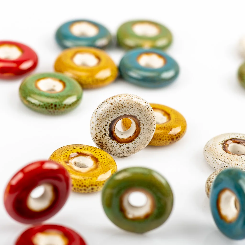 21# 20pcs Peace Buckle DIY Ceramic beads DIY  Beading Quality Ceramics beads 20pieces/lot #A122B