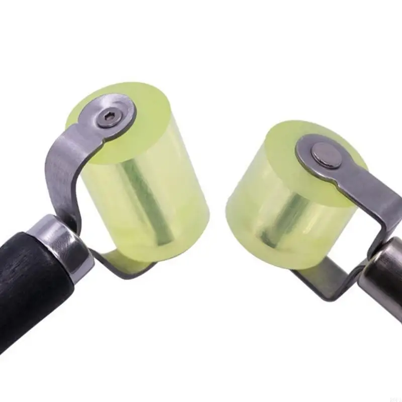 Pair Of Automotive Sound Dampening Rollers With Silicone Coating And Ergonomic Design 