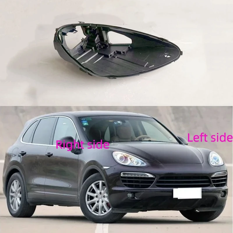 

База фары для Porsche Cayenne 2011 2012 2013 2014, дом фар автомобиля, задняя база, передняя авто фара, задний дом