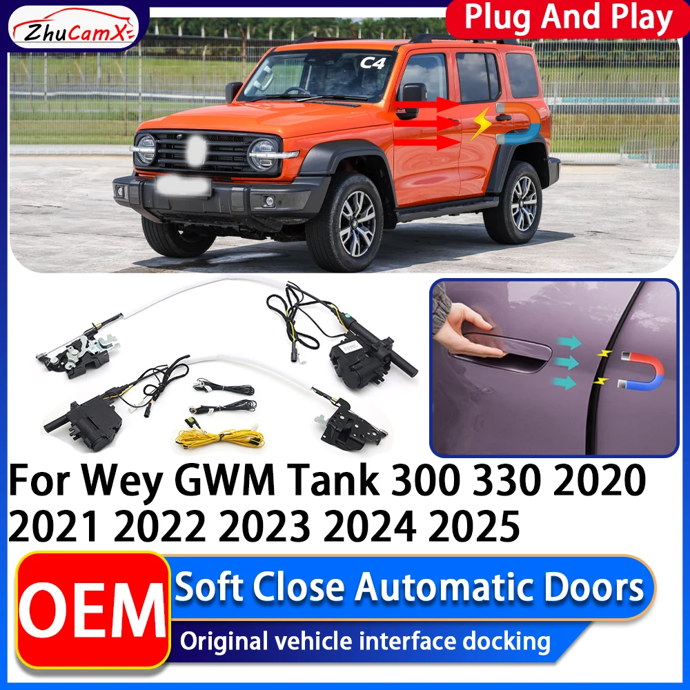 

Electric Suction Power Soft Close Car Door Automatic Door Closing System For Wey GWM Tank 300 330 2020 2021 2022 2023 2024 2025