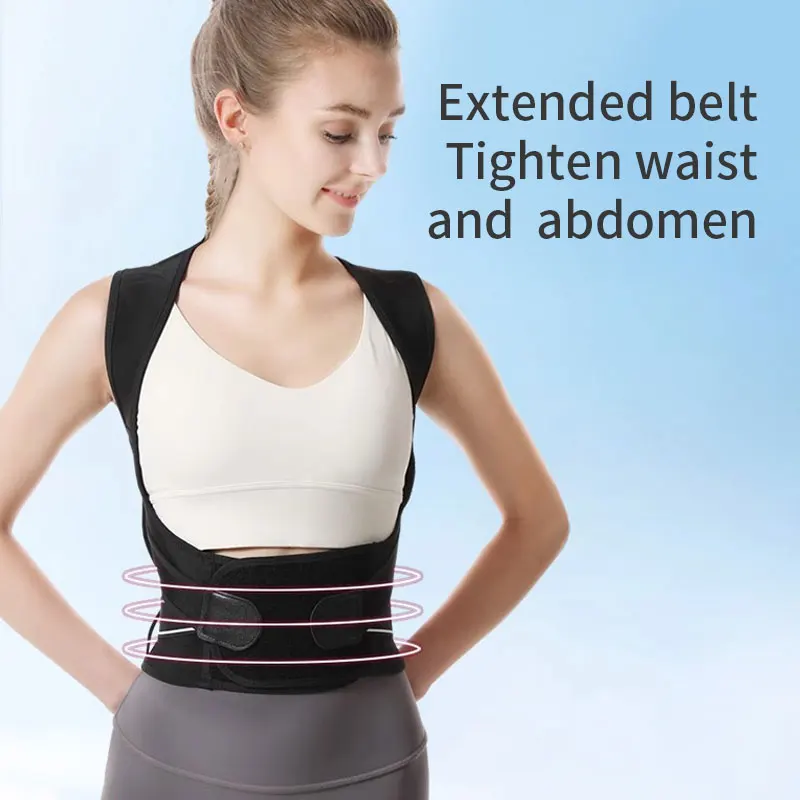 Back Posture Correction Belt Hunchback Prevention Correction of Sitting Posture Unisex Breathable Body Shaping