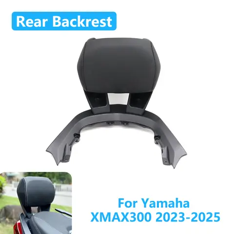 For Yamaha XMAX300 X-MAX 300 XMAX 300 2023-2025 Motorcycle Accessories Rear Passenger Seat Backrest Frame Back Rest Cushion