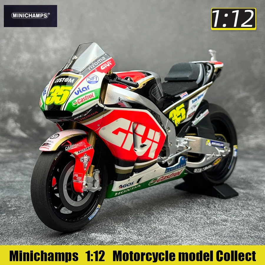 Minichamps 1/12  New FOR Yamaha YZR-M1 Honda RC213V Ducati GP11 Metal motorcycle model static display collection holiday gifts