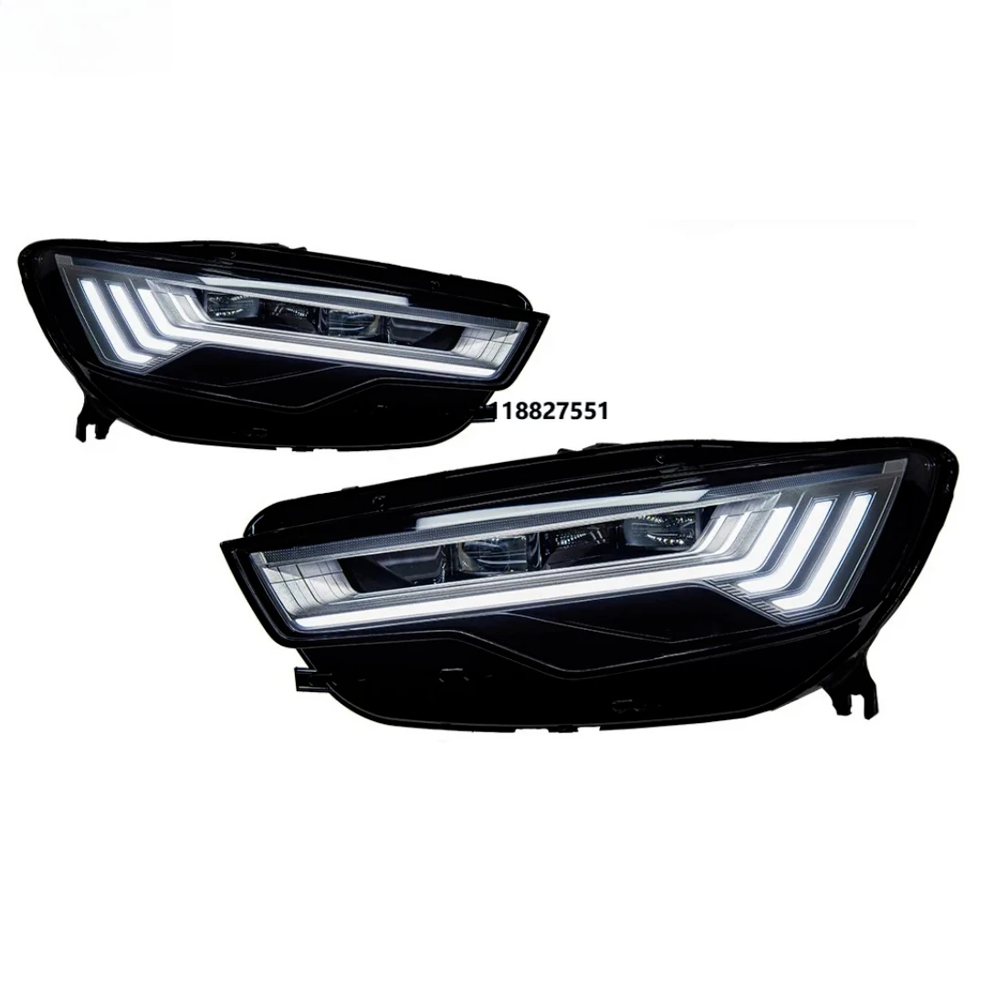 

A6L A6 C7 2012-2018 12V New LED Headlights Projector Lens 10000 Lumens 6000K Dynamic Signal DRL 36W Upgrade Automotive