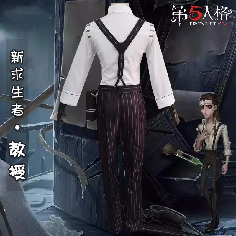 Game Identity V Luchino Diruse Cosplay Costume Women Men Anime Fashion Uniform Professor Role Play Clothing Halloween Party Suit