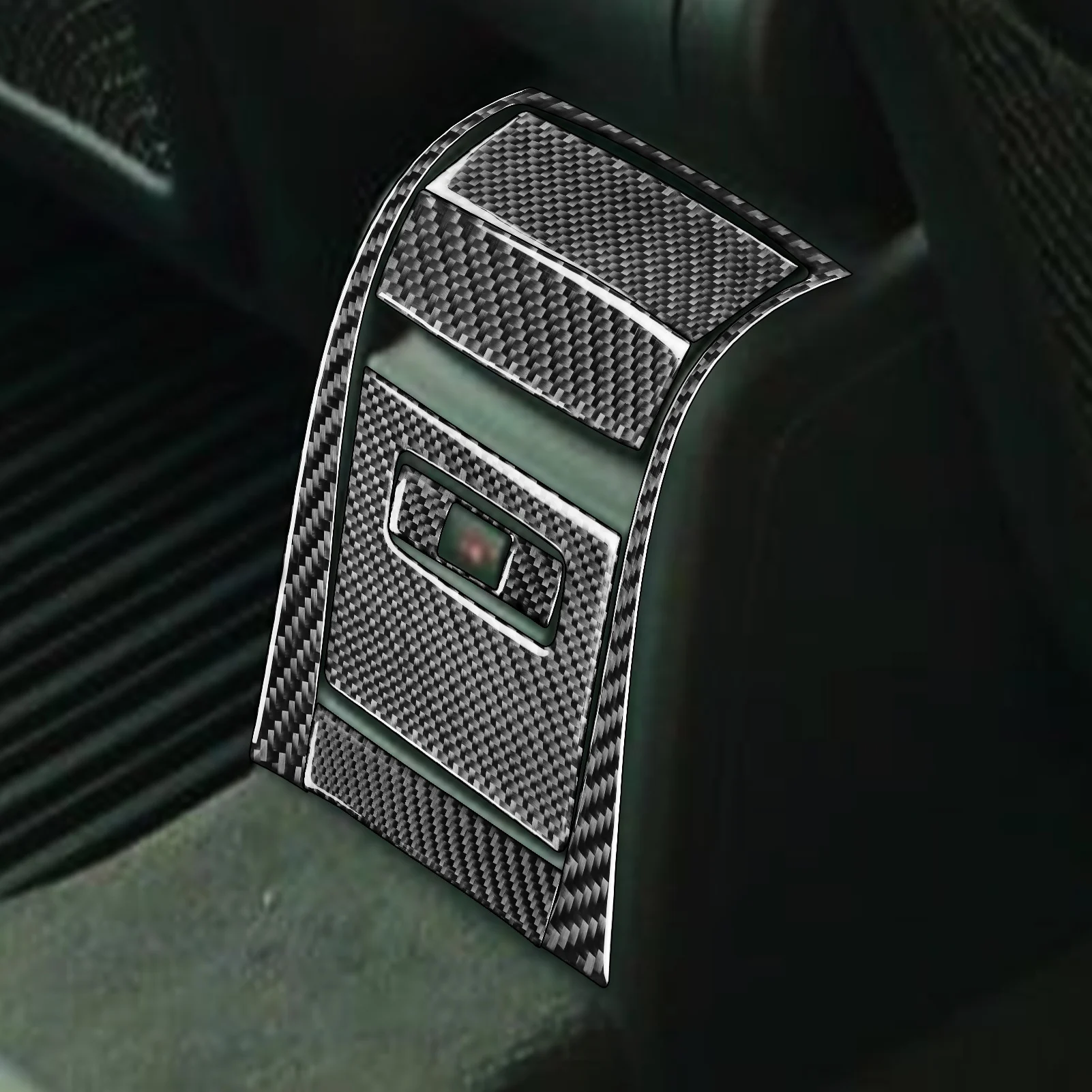 For Audi A3 S3 8P 2006-20013 Carbon Fiber Gear Shift Air Outlet Window Lift Dashboard Set Car Interior Accessories Sticker