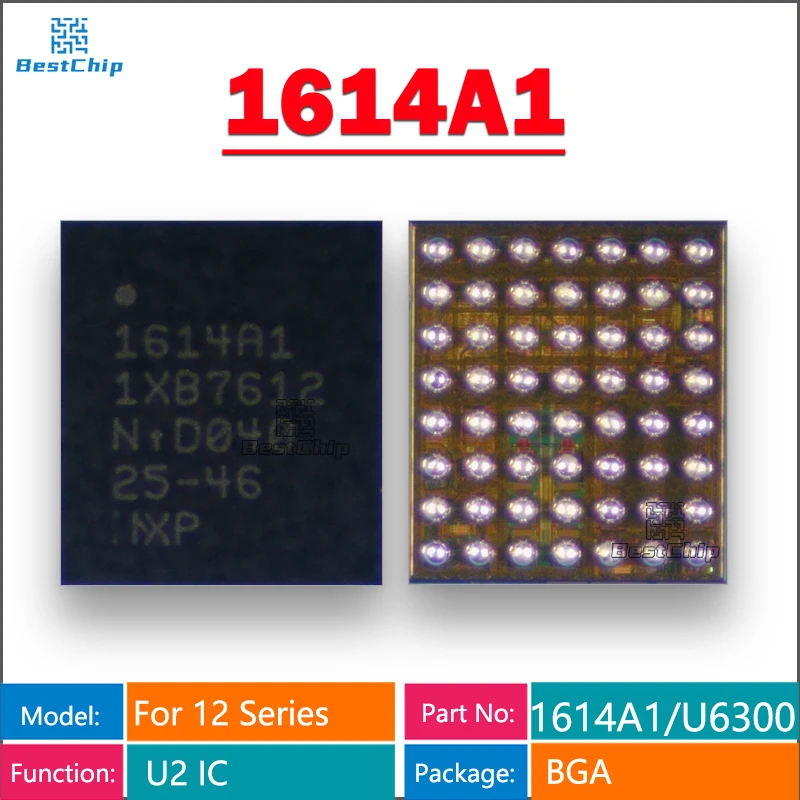 2pcs 1616A0 1618A0 1610A3 610A3B 1612A1 1614A1 Charging ic for iphone 14 13 11 6s 6sp 7 7p 8 8P X XS/XSMAX U2 Usb ic chip 36pins