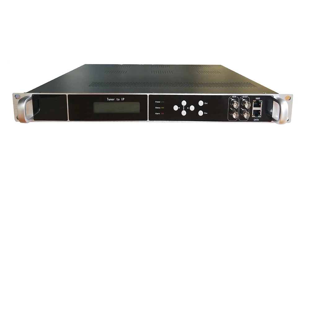 8 Channel Tuner to IP ASI Gateway RF DVB-S2 DVB-T2 DVB-C ATSC ISDBT to IP TUNER Receiver