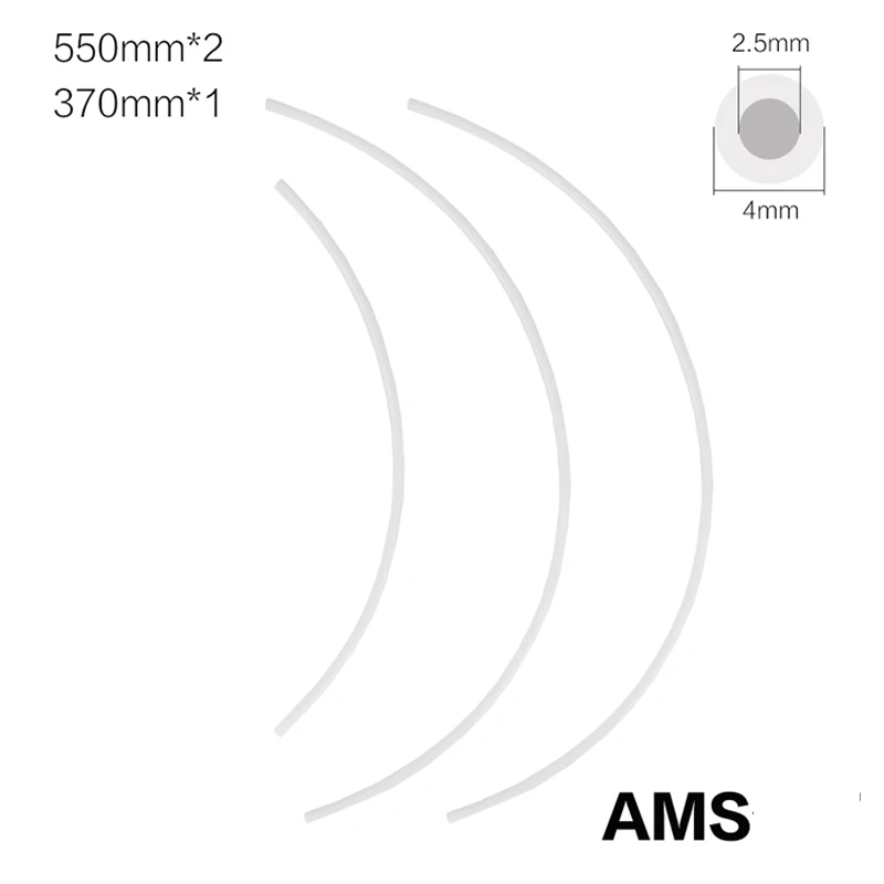 Mini PTFE Feeding Tube 2.5 x 4mm Suitable For Tuozhu TZ 3D Printer Accessories P1P AMS A1