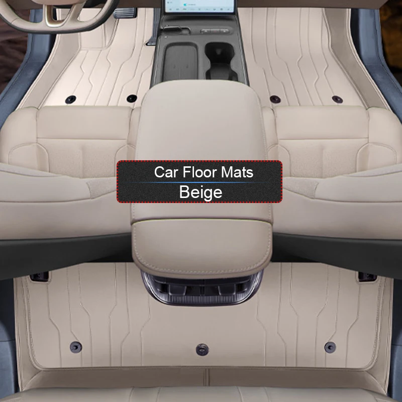 Custom Nappa Leather Anti-Slip Car Foot Protect Mat For NIO ET5 2023-Present Auto Luxury Waterproof Floor Pad Interior Accessory - view 5