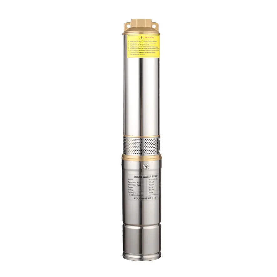 High-speed DC Brushless Motor Solar-powered 5 HP High Pressure Deep Well Water Pump-1.5m/h Flow Rate