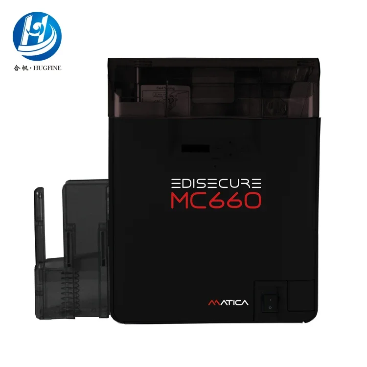 600 Dpi High Resolution Matica EDIsecure MC660 Retransfer Card Printer