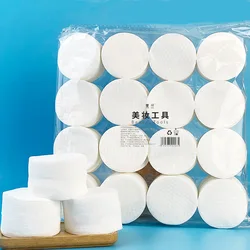300PCS 페이셜 퍼프 코튼 패드 일회용 메이크업 액세서리 리무버 실용적인 페이스 소프트 리무버 페이퍼