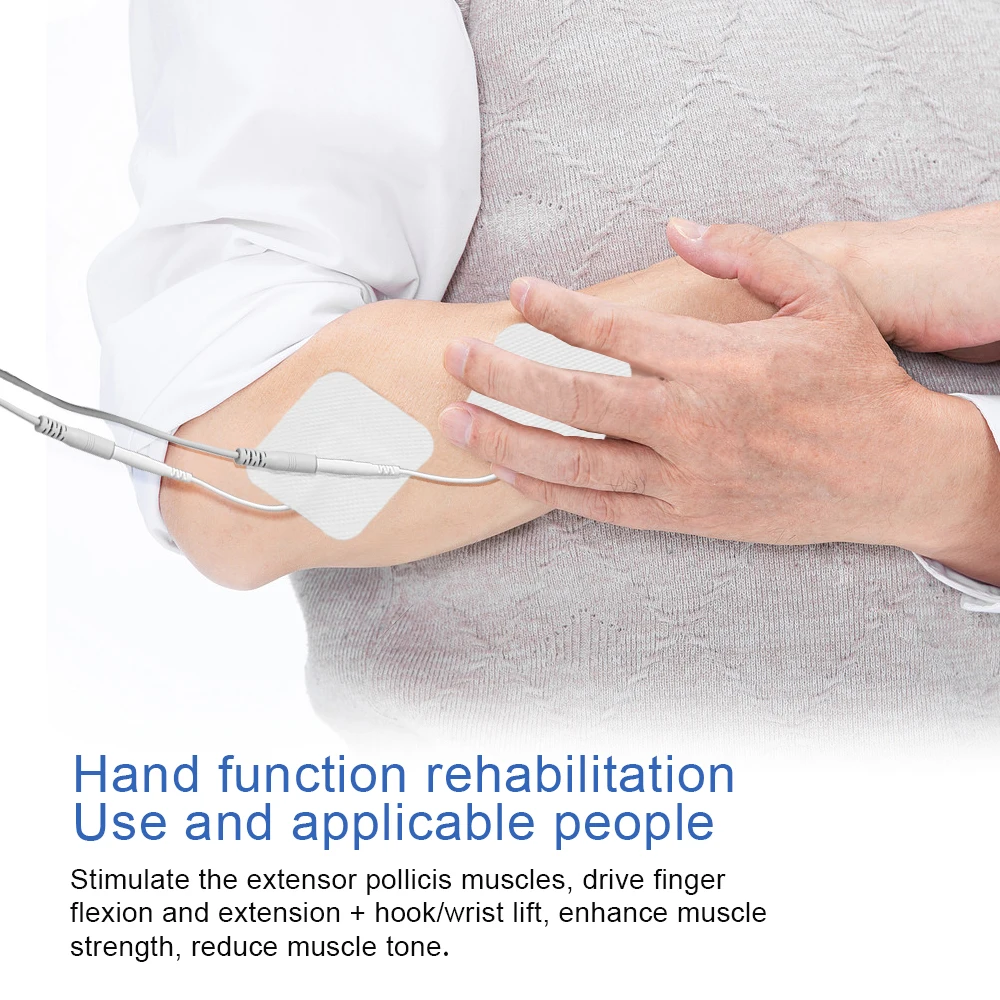 Rechargeable Physiotherapy Equipment Eletric Muscle Stimulator Low-Frequency EMS TENS Pulse Electrostimulator Body Massager
