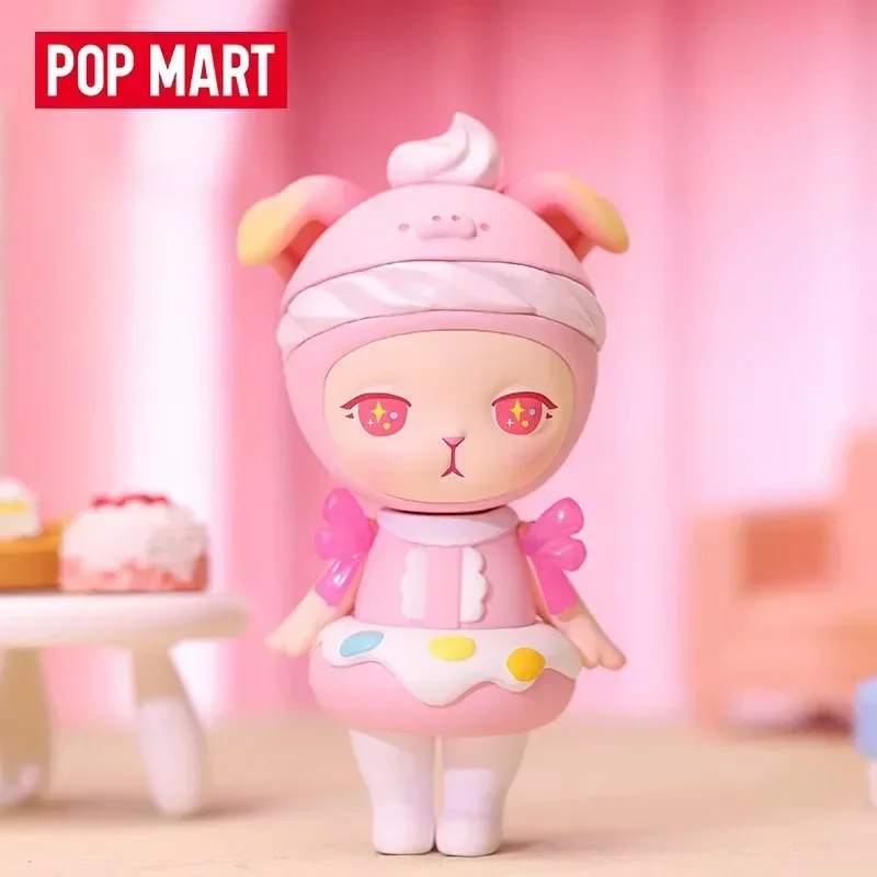 

Коллекция слепых коробок по китайскому зодиаку POP MART Bunny, украшение для рабочего стола, милая экшн-кукла Kawaii, подарок на день рождения