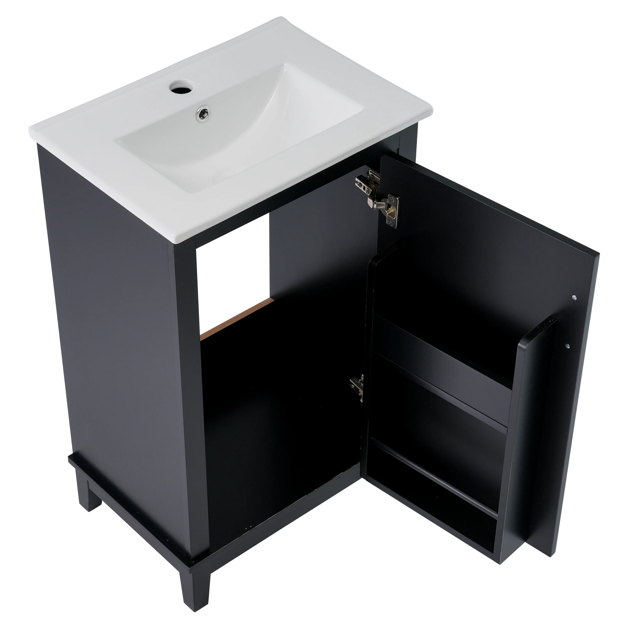 20 Inch Bathroom Sink Cabinet 20*14.5*33.3 Inches,Ample Storage,1 Soft Close Door