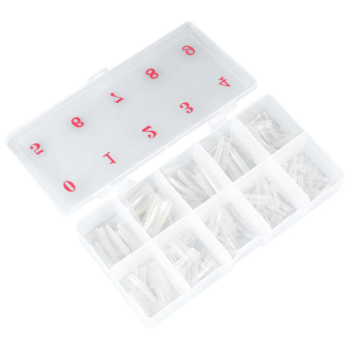 500 pçs kit de ferramentas manicure durável metal plástico unhas falsas arte do prego conjunto prática ferramentas manicure unhas falsas