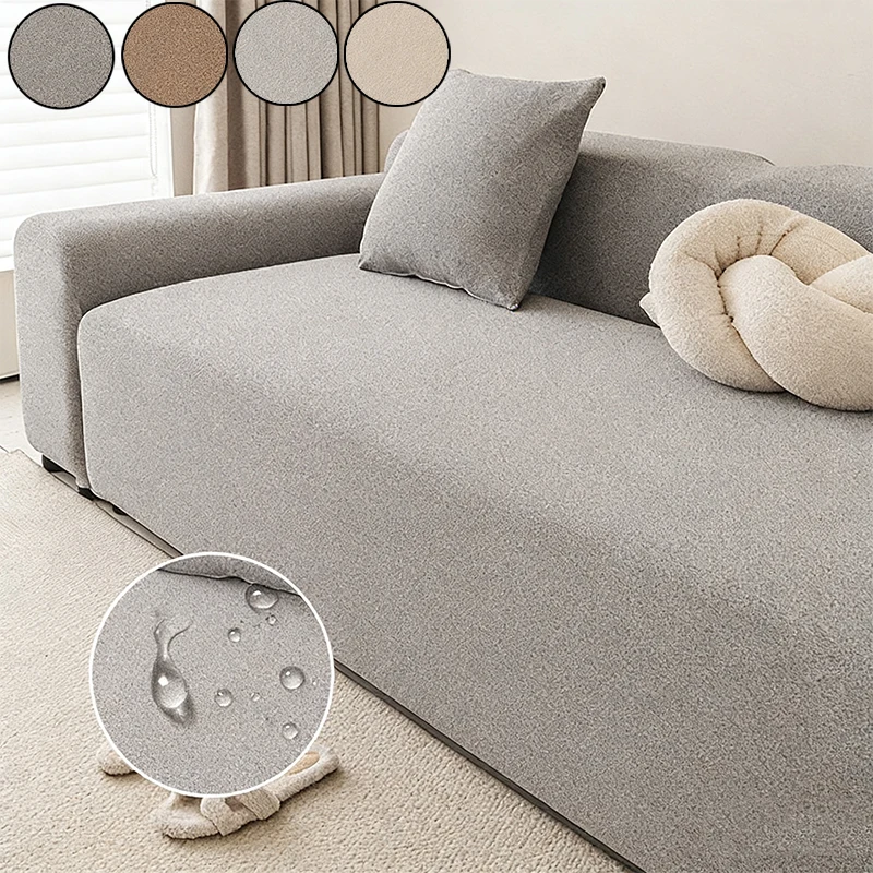 

Waterproof Polyester Sofa Cover, Armchair Slipcover,Pet-Friendly Furniture Protector for Living Room, Bedroom Machine Washable