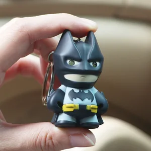 Batman Eyes Glow Keychain, Action Figure, Collectable Model, Anime Toys, Children's Birthday Game, 6cm Main Batman Doll Sales - №1