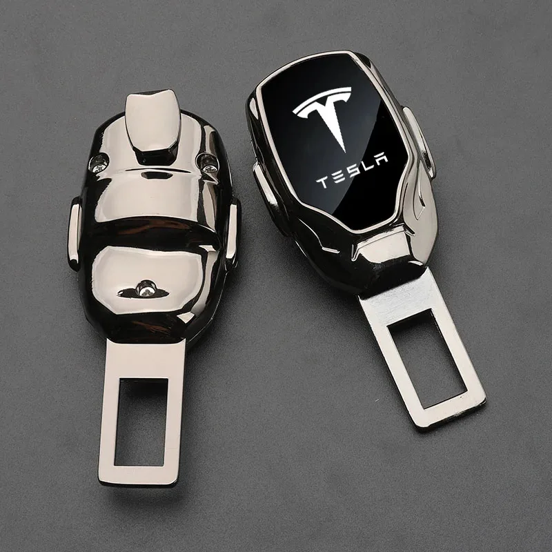 Car Seat Belt Locker Carabiner Extender Insurance Belt Insert Buckle for Tesla Model Y Model 3 Model X Model S