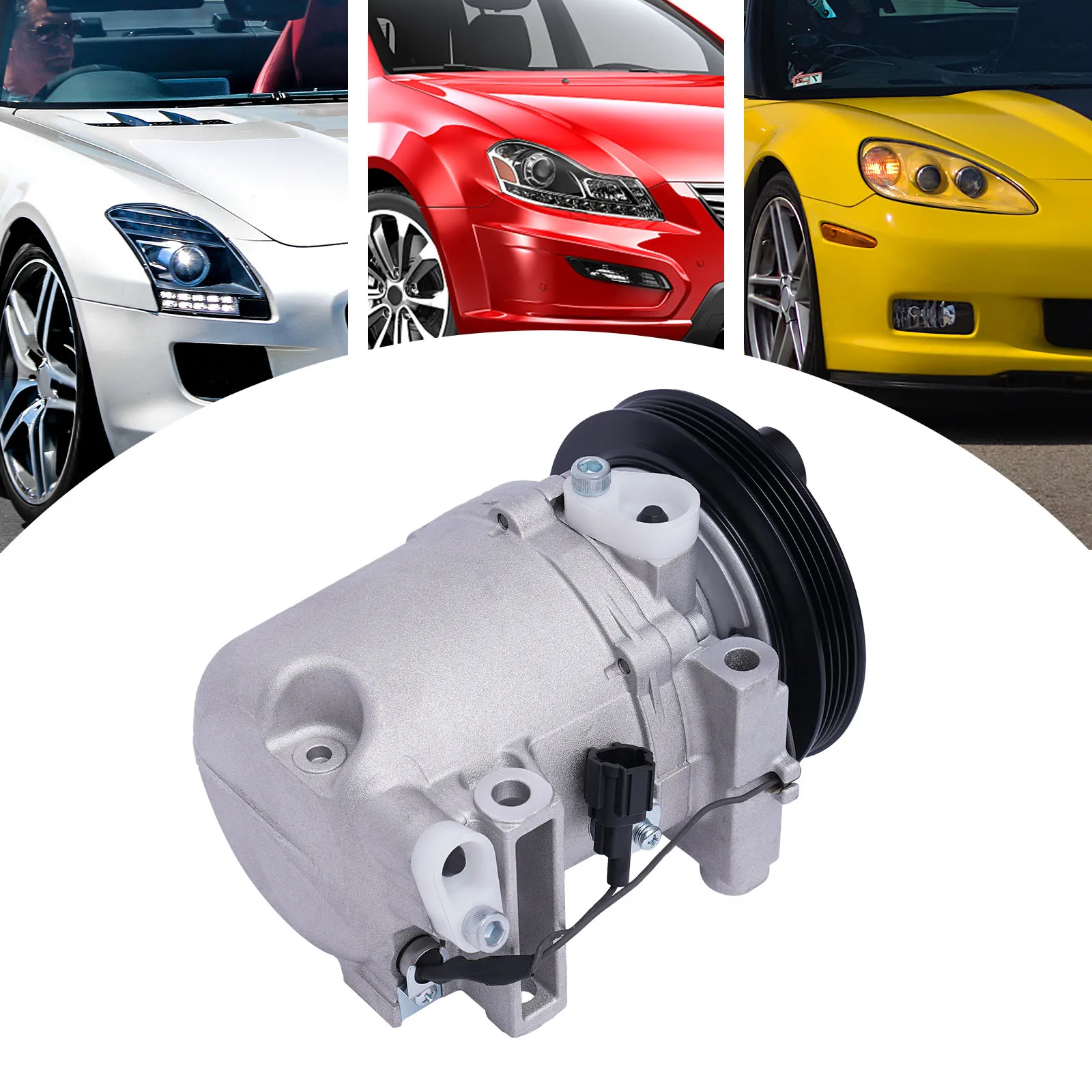 

Air Conditioner Compressor W/ Clutch Automobiles and Spare Parts for 1999-2004 Nissan Frontier 3.3L&2000-2004 Nissan Xterra 3.3L