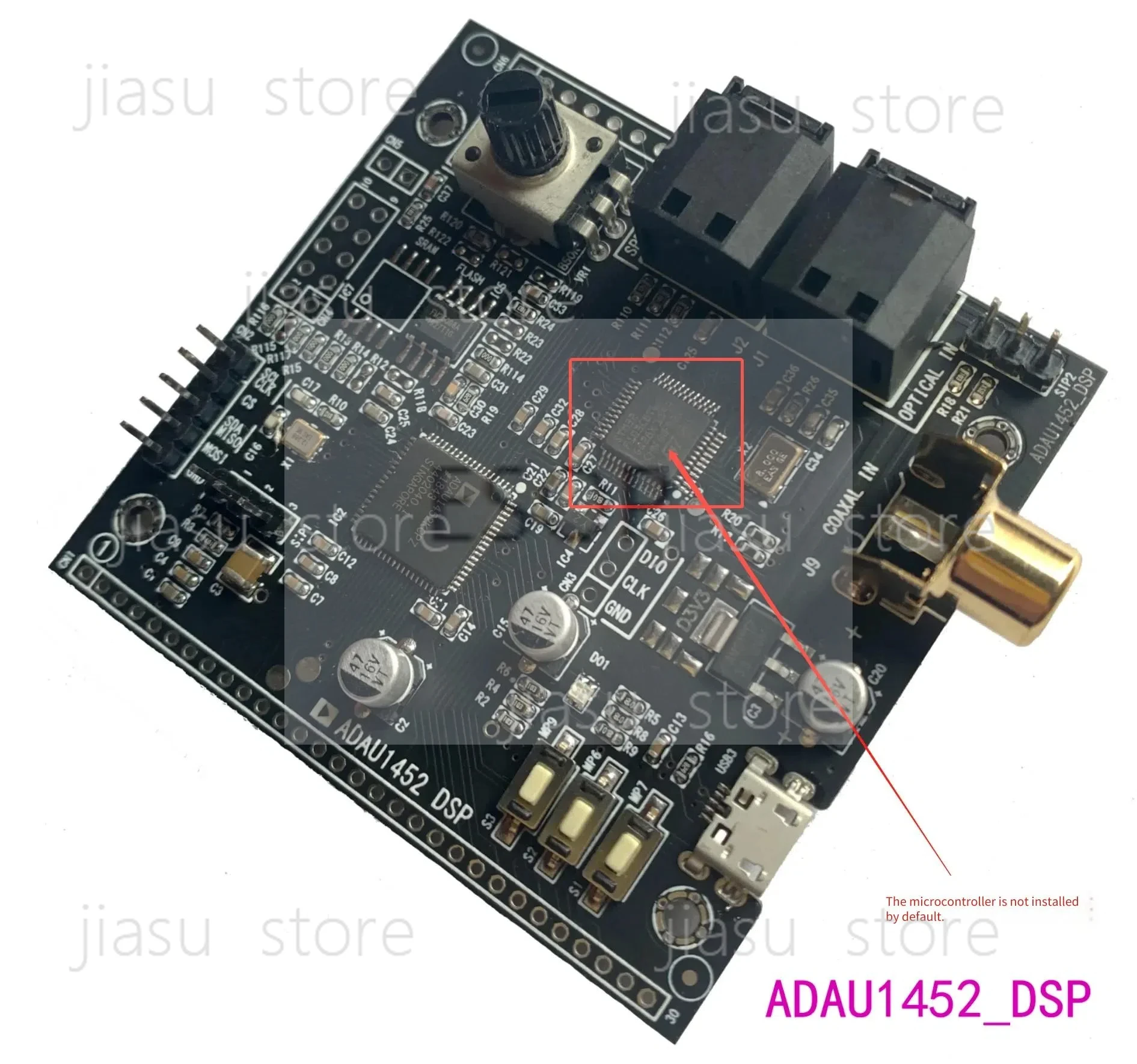 

ADAU1452_ Плата для разработки и обучения на базе DSP (+ STM32F103) с схематическими диаграммами
