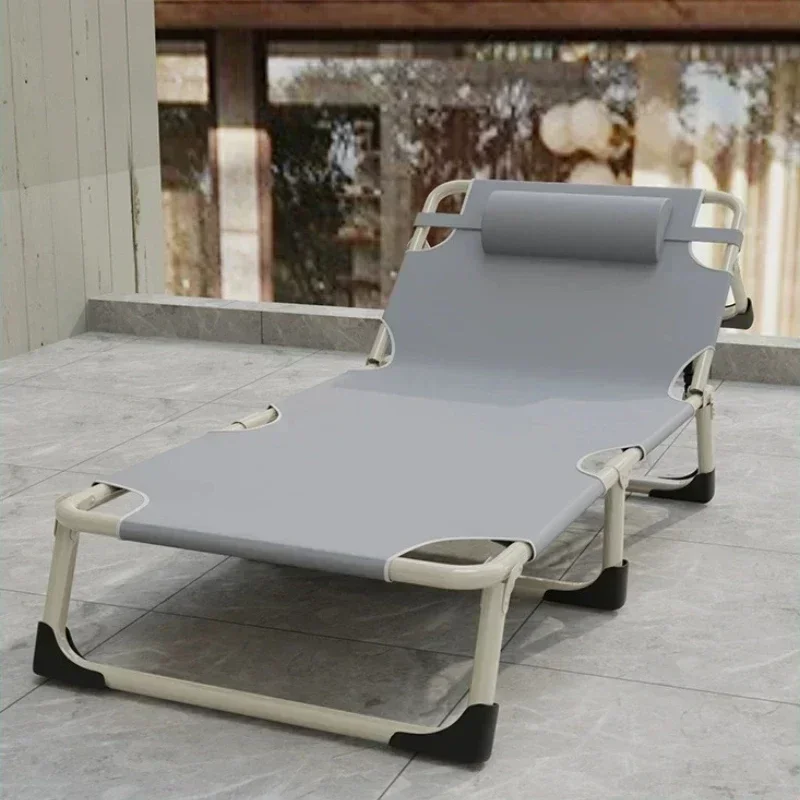 

Household Summer Sun Lounger Camp Outdoor Chair For Living Room Outdoor Garden Loungers Garden Furniture Folding Bed on Sale