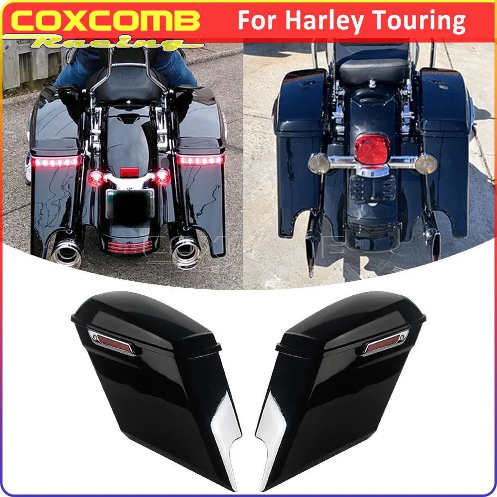 

Left Right Storage Box Motorcycle Side Case For Harley Touring Electra Glide Ultra Classic FLHTCU FLHTCUL Saddlebags Saddleboxs