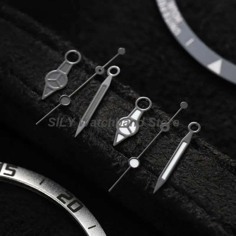 for NH34 NH35 NH36 4R 7S Automatic Movement Silver Grey Ghost Watches Pointers Luminous Watch Hands Watch Needle Accessories
