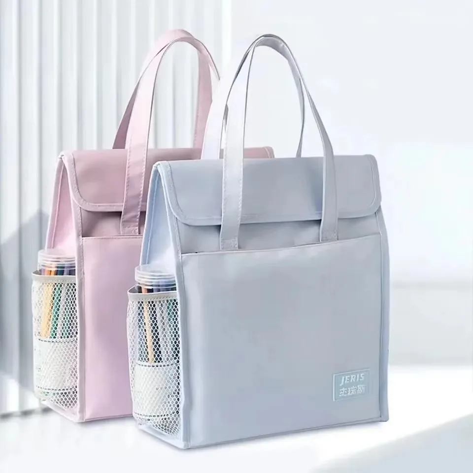 

A4 File Folders Student Tutorial Bags File Organizer Storage Bag A4 Document Bag Oxford Cloth Tote Bag Leisure Handbag School