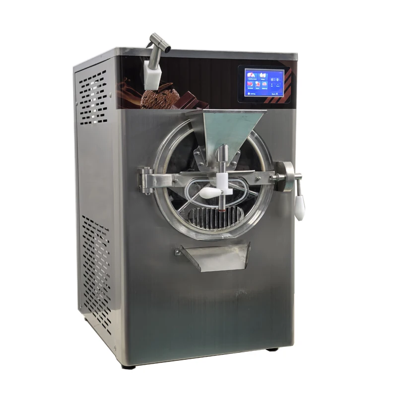 

48L/H Commercial Ice Cream Sorbet Making Batch Freezer Gelato Machine Hard Ice Cream Machine