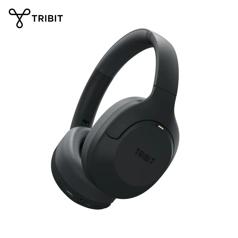 Tribit QuietPlus 81 ANC Headphones, XBass, 110H Playtime, Bluetooth 6.0, 6 Custom EQ, Foldable Bluetooth Headset for Home/Travel