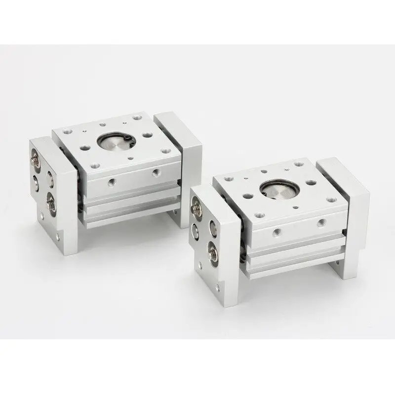 HFT Series Wide Opening Pneumatic Gripper 10/16/20/25/32 Double Acting Air Finger Cylinder for Automation