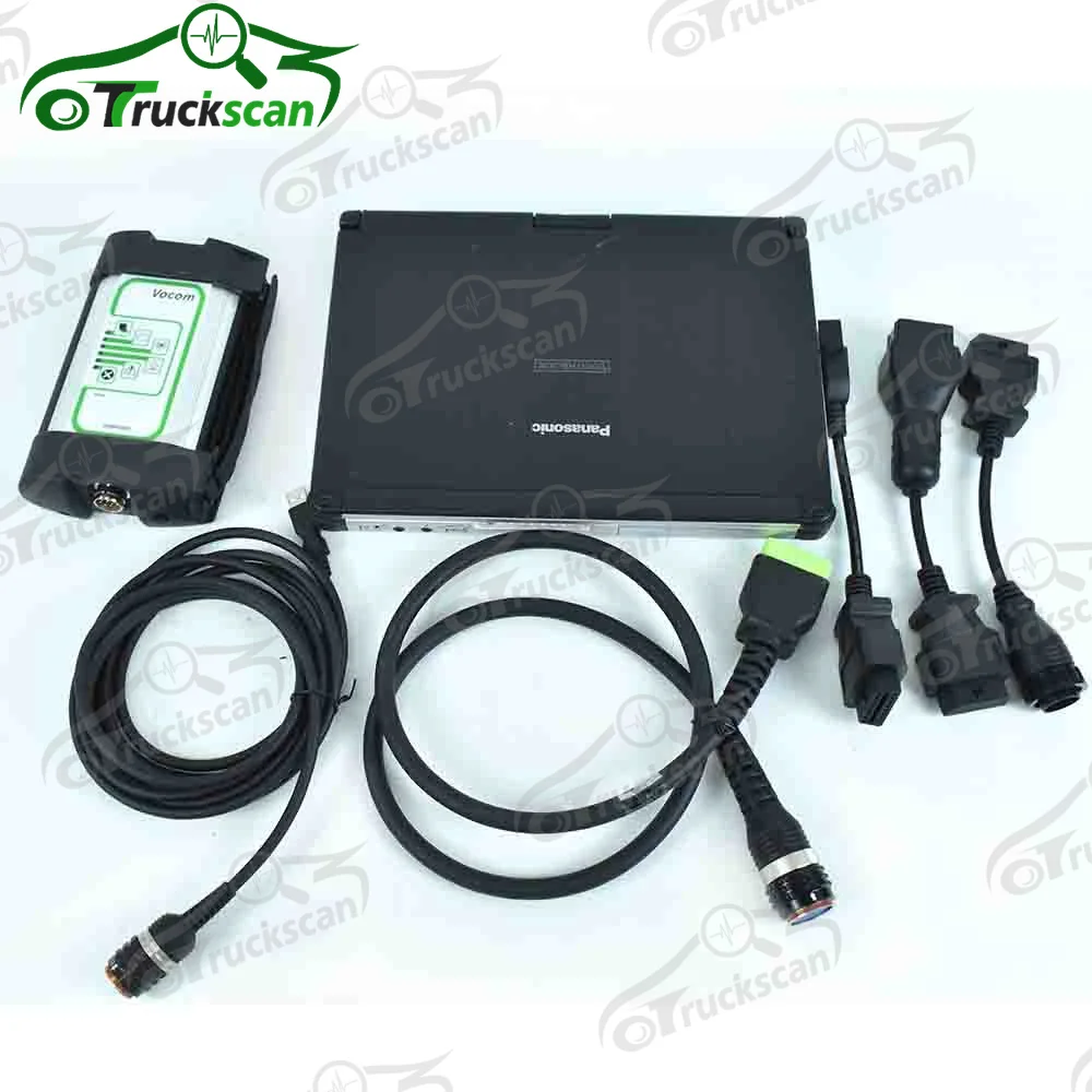 NEWEST ForVol-vo Vocom 88890300 Interface For Vocom Truck Diagnostic Tool AND CFC2Laptop