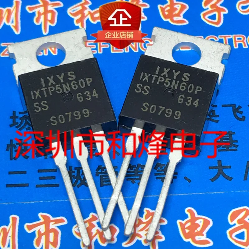 5PCS-10PCS IXTP5N60P TO-220 600V 5A On Stock New And Origjnal