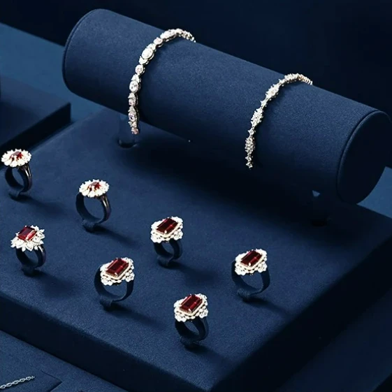 

High end jewelry display rack, light luxury ring necklace, watch jewelry counter, display props