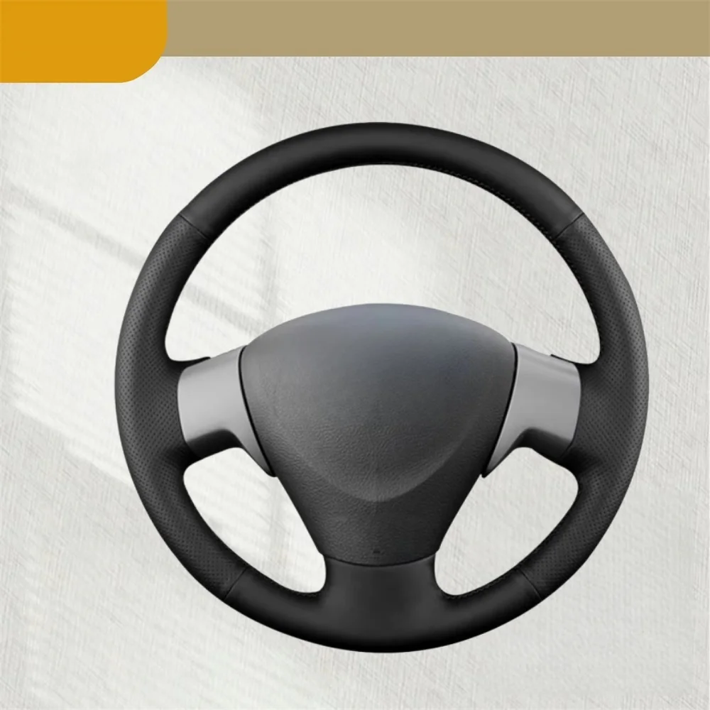 Funda de Volante de Cuero de Microfibra Personalizada para el Interior del Automóvil, para Toyota Corolla 2006-2010, Matrix 2009, Auris 2007-2009
